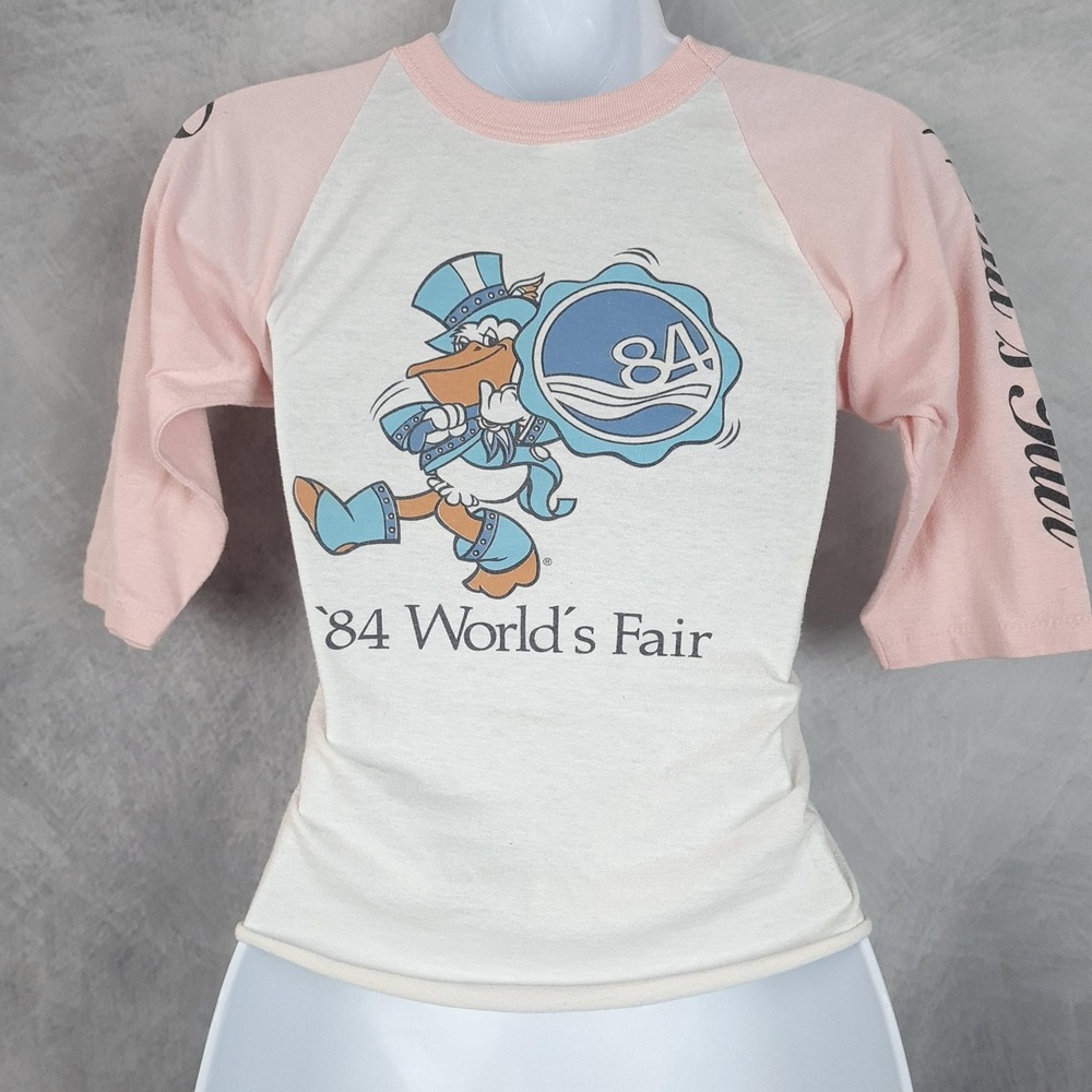 Vntg Louisiana World Exposition Shirt Kids Small 6-8 84 Worlds Fair Seymore Fair